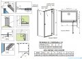 Radaway Essenza 8 Black Kdj kabina 110x110cm prawa czarny mat/szkło przejrzyste 10480712-01-01R/10470337-54-01R/10113110-01-01