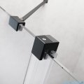 Radaway Furo Black Walk-in kabina 120x200cm lewa szkło przejrzyste 10106638-54-01L/10110594-01-01
