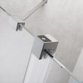 Radaway Furo Brushed Nickel DWJ drzwi prysznicowe 110cm prawe szczotkowany nikiel 10107572-91-01R/10110530-01-01 