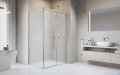 Radaway Idea 8 Kdj Brushed Gold kabina 160x75cm prawa szczotkowane złoto 10340820-99-01R/10350753-01-01/10360075-01-01L