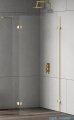 New Trendy Eventa Gold Shine kabina walk-in 160x200 cm jednoelementowa z dodatkową ścianką przejrzyste Złoty połysk EXK-4859