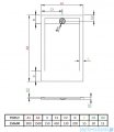 Radaway Teos F brodzik 150x90cm antracyt HTF15090-64