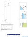 Radaway Essenza Pro Brushed Copper Pnj II parawan nawannowy 60cm L/P szczotkowana miedź 10101060-93-01