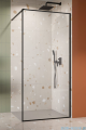 Radaway Modo F II Black kabina Walk-in 120x201cm Czarna szkło przejrzyste 10409124-54-01