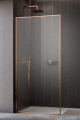 Radaway Modo F SL Brushed Copper II kabina Walk-in 115x201,6cm lewa Szczotkowana Miedź szkło przejrzyste 10419115-93-01L