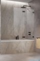 Radaway Essenza Pro Brushed GunMetal Pnd II parawan nawannowy 100cm prawy szczotkowany grafit 10102100-92-01R