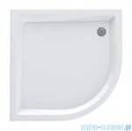 Schedpol Eko 2.0 brodzik akrylowy 80x80x16cm R55 półokrągły biały 3.322