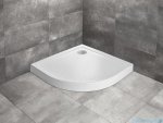 Radaway Doros A Compact Stone  brodzik półokrągły 90x90cm biały SDRA9090-05-04S