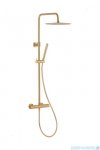 KFA MOZA PREMIUM BRUSHED GOLD deszczownia z baterią termostatyczną złoty szczotkowany 5736-920-31