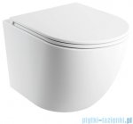 Omnires Ottawa Silent Power™ miska WC wisząca + deska wolnoopadająca biały mat OTTAWASPMWBM