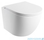 Omnires Ottawa Silent Power™ miska WC wisząca + deska wolnoopadająca biały mat OTTAWASPXMWBM