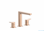 KFA MALAGA BRUSHED ROSE GOLD bateria umywalkowa 3-otworowa stojąca różowe złoto szczotkowane 4522-221-34 