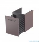 Oristo Lagom szafka niska z koszem 40x50x45cm Mokka Mat OR53-SN1S-40-21