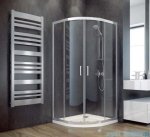 Besco Modern kabina półokrągła z brodzikiem 80x80cm przejrzyste MP-80-185-C/#BAA-80-NR