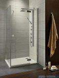 Radaway Almatea Kdj Kabina kwadratowa 90x90 Prawa szkło przejrzyste + Brodzik DELOS C 90 + syfon 32102-01-01NR
