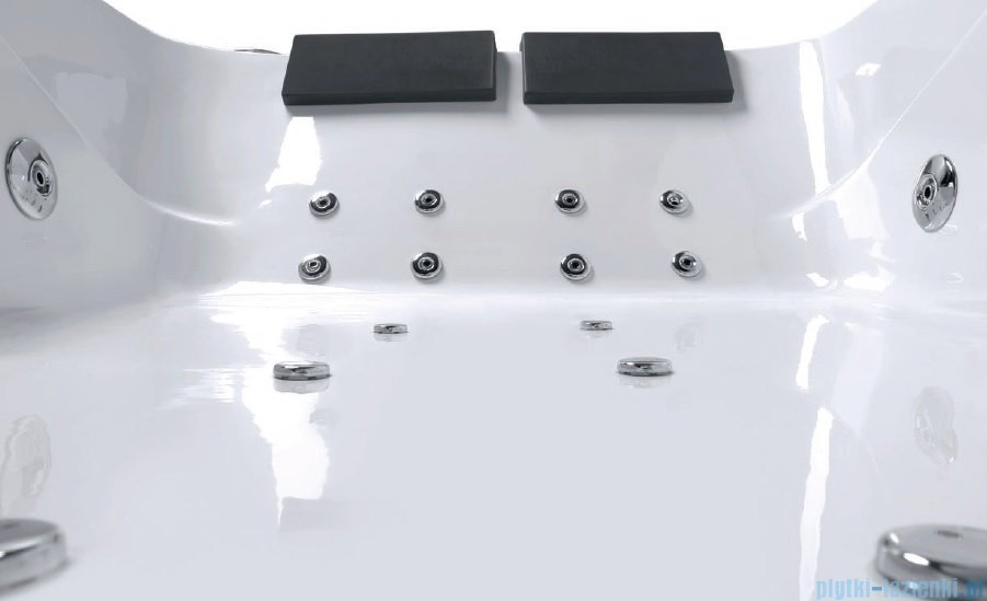 Novoterm Kerra Wanna z hydromasażem MARIKA LUX 170x120 cm prawa