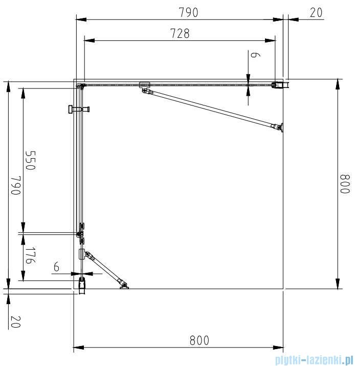 Omnires Parma Ww Bcp Wanna Wolnostojąca 159x70cm Biało Czarny Połysk Parmaww159bcp