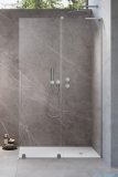 Radaway Furo SL Brushed Nickel kabina Walk-in 100x200cm prawa szczotkowany nikiel 10306538-91-01R/10110494-01-01