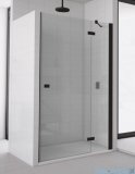 SanSwiss Annea Black Line drzwi prysznicowe prawe 110x200cm profile czarne AN13D11000607