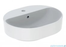 Geberit VariForm Umywalka owalna z półką, z przelewem 50x40cm 500.775.01.2