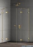 New Trendy Eventa Gold Shine kabina prysznicowa prostokątna 150x100x200 cm lewa przejrzyste Złoty połysk EXK-4790