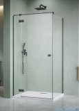 Radaway Essenza Kdj Brushed GunMetal kabina 120x75cm lewa szczotkowany grafit 1385042-92-01L/1384049-01-01