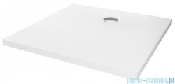 New Trendy Nex brodzik konglomeratowy kwadratowy 100x100x3.5 biały B-0455