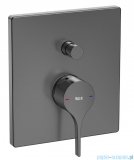 Roca Insignia bateria prysznicowa podtynkowa Brushed Titanium Black EVERLUX-PVD A5A0B3ANM0