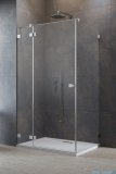 Radaway Essenza Pro Brushed Nickel Kdj kabina 80x120cm lewa szczotkowany nikiel 10097080-91-01L/10098120-01-01