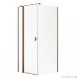 Radaway Nes Kdj II Brushed Copper kabina 100x90cm lewa szczotkowana miedź 10032100-93-01L/10039090-01-01