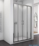 SanSwiss Top-Line TOPS4 Drzwi prysznicowe 4-częściowe 160cm profil biały TOPS416000407