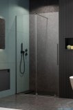 Radaway Furo Brushed GunMetal DWJ drzwi prysznicowe 100cm lewe szczotkowany grafit 10107522-92-01L/10110480-01-01