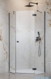 Radaway Essenza 8 Brushed GunMetal Ptj kabina pięciokątna 90x80cm prawa szczotkowany grafit 10490000-92-01R/10490600-01-01