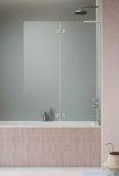 Radaway Essenza 8 SL Brushed Nickel PND II parawan nawannowy 130cm prawy szczotkowany nikiel/przejrzyste 10500130-91-01R