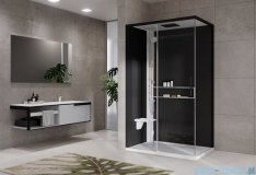 Novellini Glax 2 2.0 kabina masażowo-parowa 120x80 lewa biała G222P129ST5-1UH