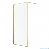 Radaway Modo F II Gold kabina Walk-in 160x201cm Złoty połysk szkło przejrzyste 10409164-09-01