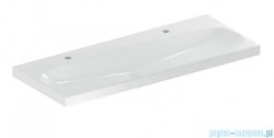 Geberit Acanto Umywalka ścienna z dwoma otworami na baterie 120x48 cm 501.880.00.5