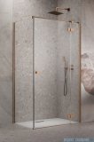 Radaway Essenza 8 Brushed Copper Kdj kabina 100x110cm prawa szczotkowana miedź 10480612-01-01R/10470337-93-01R/10113110-01-01