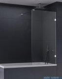 New Trendy Eventa Parawan nawannowy 90x150 cm z wspornikiem prostopadłym przejrzyste EXK-6997-WP