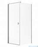 Radaway Nes Kdj I Brushed Nickel kabina 80x75cm lewa szczotkowany nikiel 10022080-91-01L/10039075-01-01