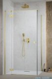 Radaway Essenza 8 Gold Kdj kabina 110x90cm lewa złoty połysk/szkło przejrzyste 10480712-01-01L/10470337-09-01L/10113090-01-01