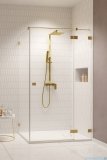 Radaway Essenza Pro Brushed Gold Kdj kabina 100x120cm prawa szczotkowane złoto 10097100-99-01R/10098120-01-01