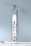 Novellini Aqua 1 Cascata 2 panel prysznicowy lustrzany bateria termostatyczna CASC2VT-W