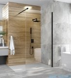 Sanplast Space Wall P/SPACEWALL-XL kabina walk-in 90x228 cm czarny matowy 600-320-3130-59-401