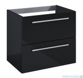 Roca Kwadro szafka 60x38x53 cm czarny połysk A857969351