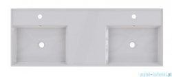 Riho Livit Glaze Top umywalka ceramiczna 2-komorowa 121x46cm biała F70020D