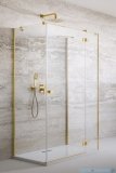 Radaway Essenza Gold Kdj+S kabina 80x80x80cm prawa złoty połysk szkło przejrzyste 1384051-01-01/1385021-09-01R/1384051-01-01