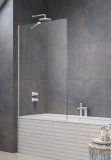 Radaway Modo New White Pnj parawan nawannowy 80cm L/P biały mat/szkło przejrzyste 10006080-04-01