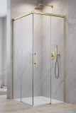Radaway Idea Kdd Brushed Gold kabina 80x120cm szczotkowane złoto 387061-99-01L/387064-99-01R