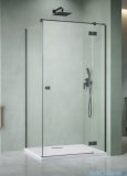 Radaway Essenza Kdj Brushed GunMetal kabina 90x75cm prawa szczotkowany grafit 1385044-92-01R/1384049-01-01